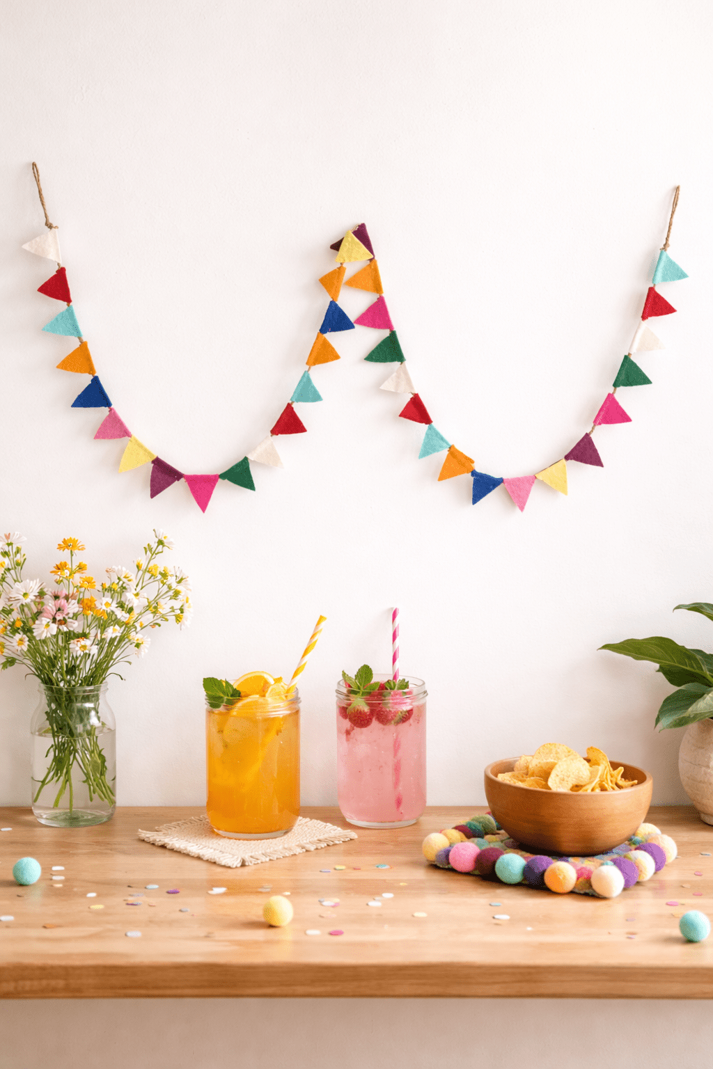 Felt Mini Bunting - Izzy Lou Art